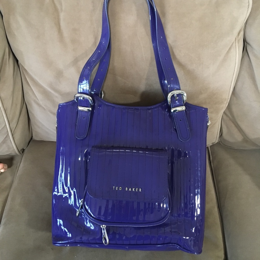 Large purple Ted Baker bag